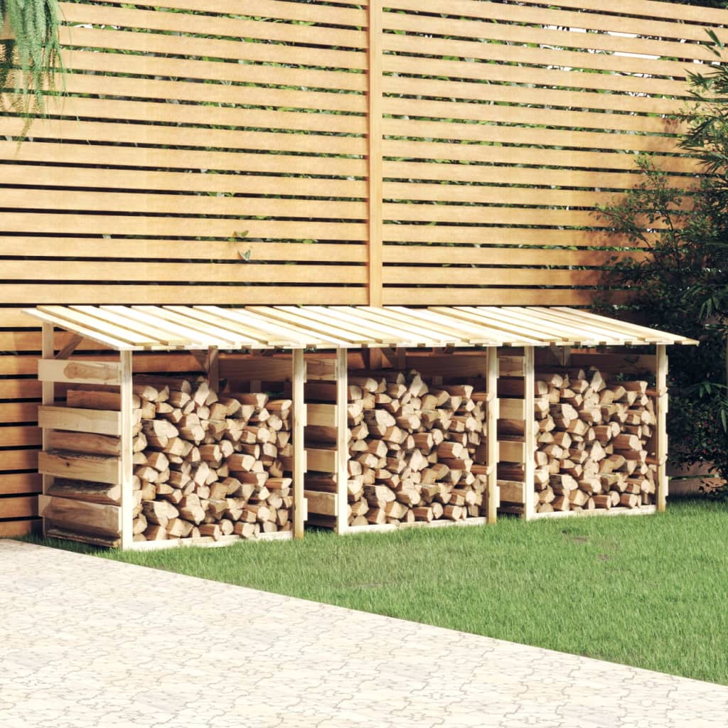 Abri à Bûches modulaire en Bois