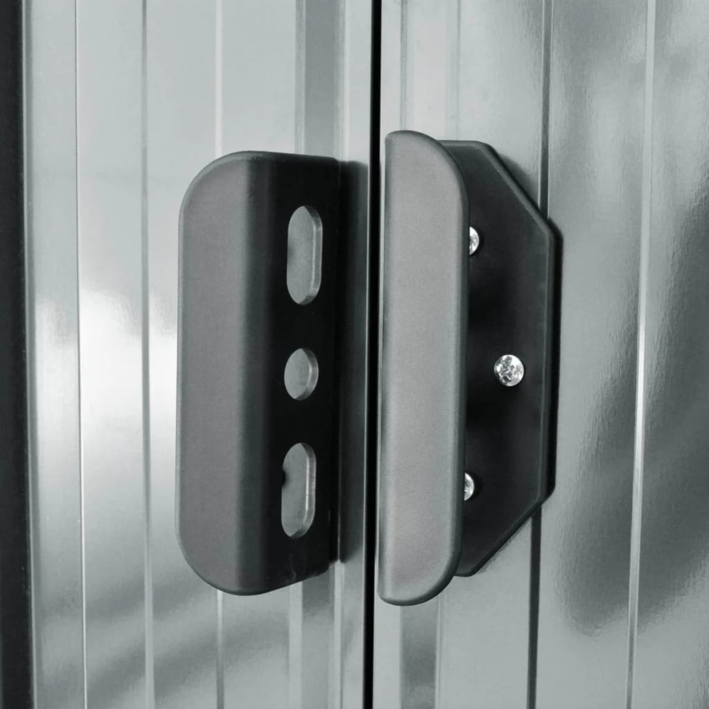 Abri de Jardin en Acier Galvanisé - 2,04m x 1,32m x 1,86m