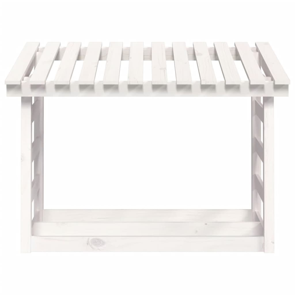 Abri à Bûches en Bois Massif - 1.08m x 0.65m x 1.10m/0.78m