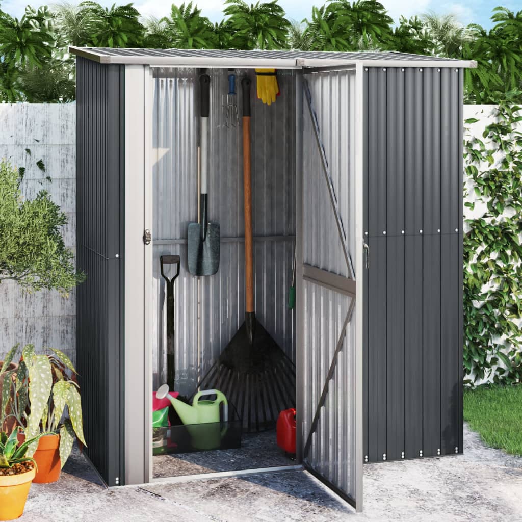 Abri à outils en Acier Galvanisé - 1,81m x 0,97m x 2,10m