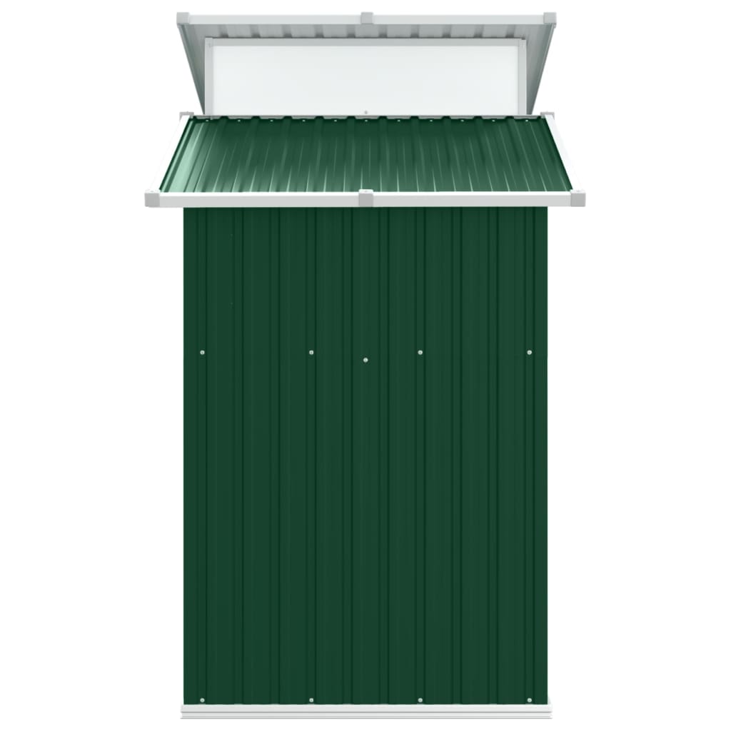 Abri de Jardin 2-en-1 en Acier Galvanisé avec Toit Lumineux - 2,70m x 1,30m x 2,08m