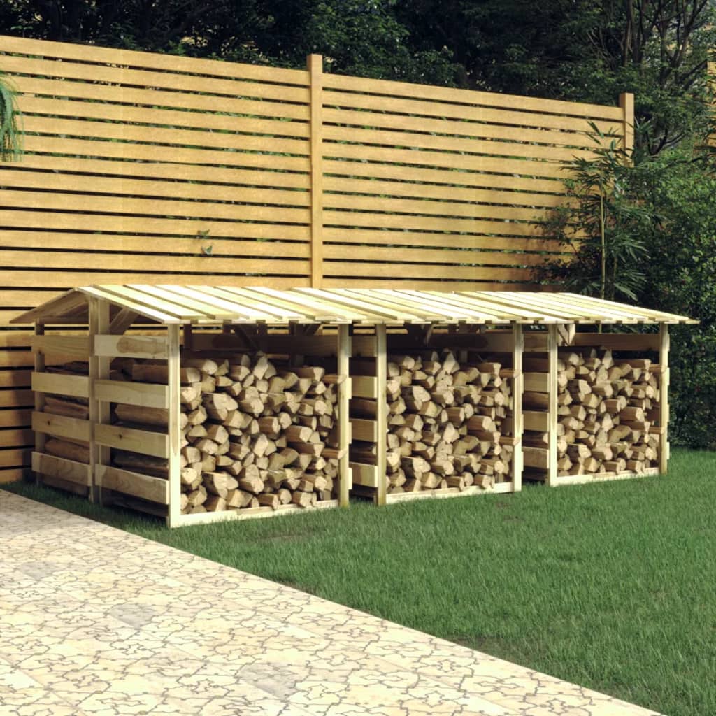 Abri à Bûches modulaire en Bois