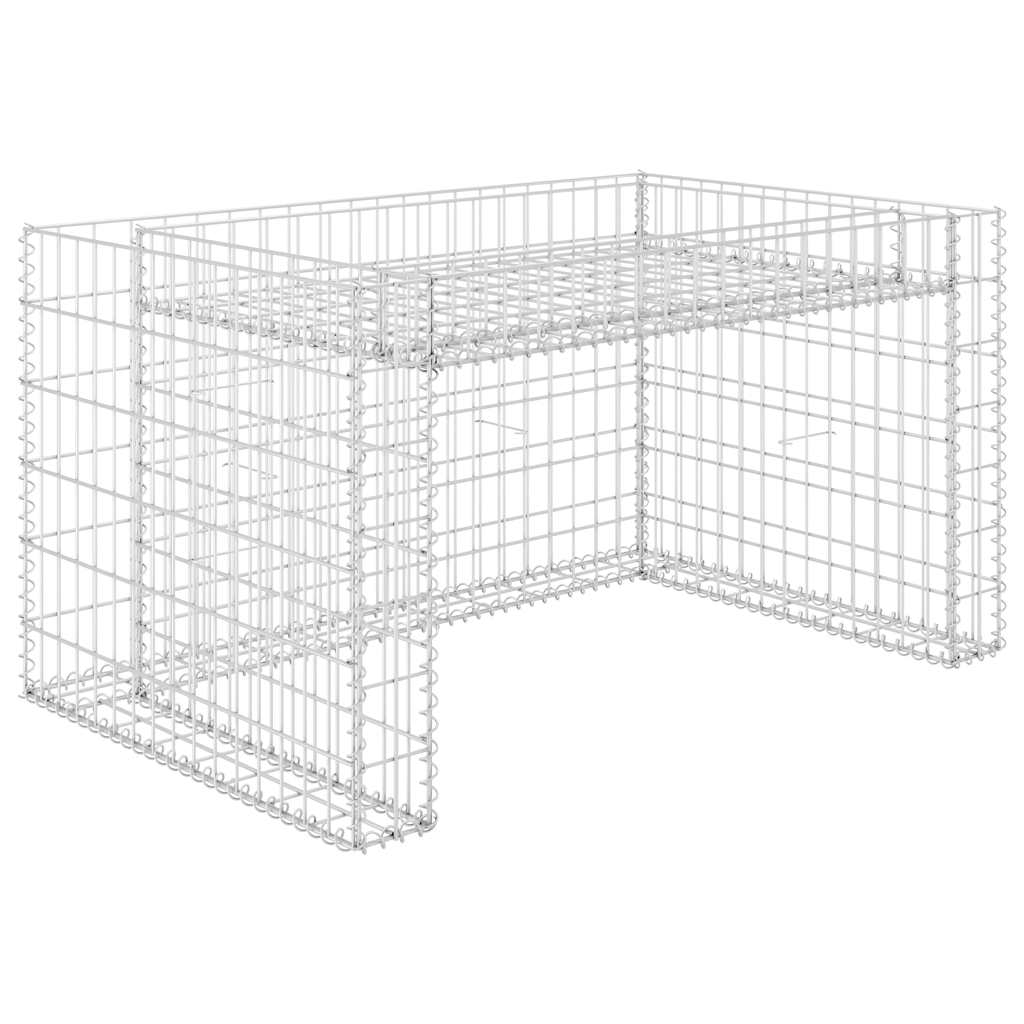 Abri Robot Tondeuse en Gabion - Garage à tondeuse en Acier - 0.80m / 1.15m