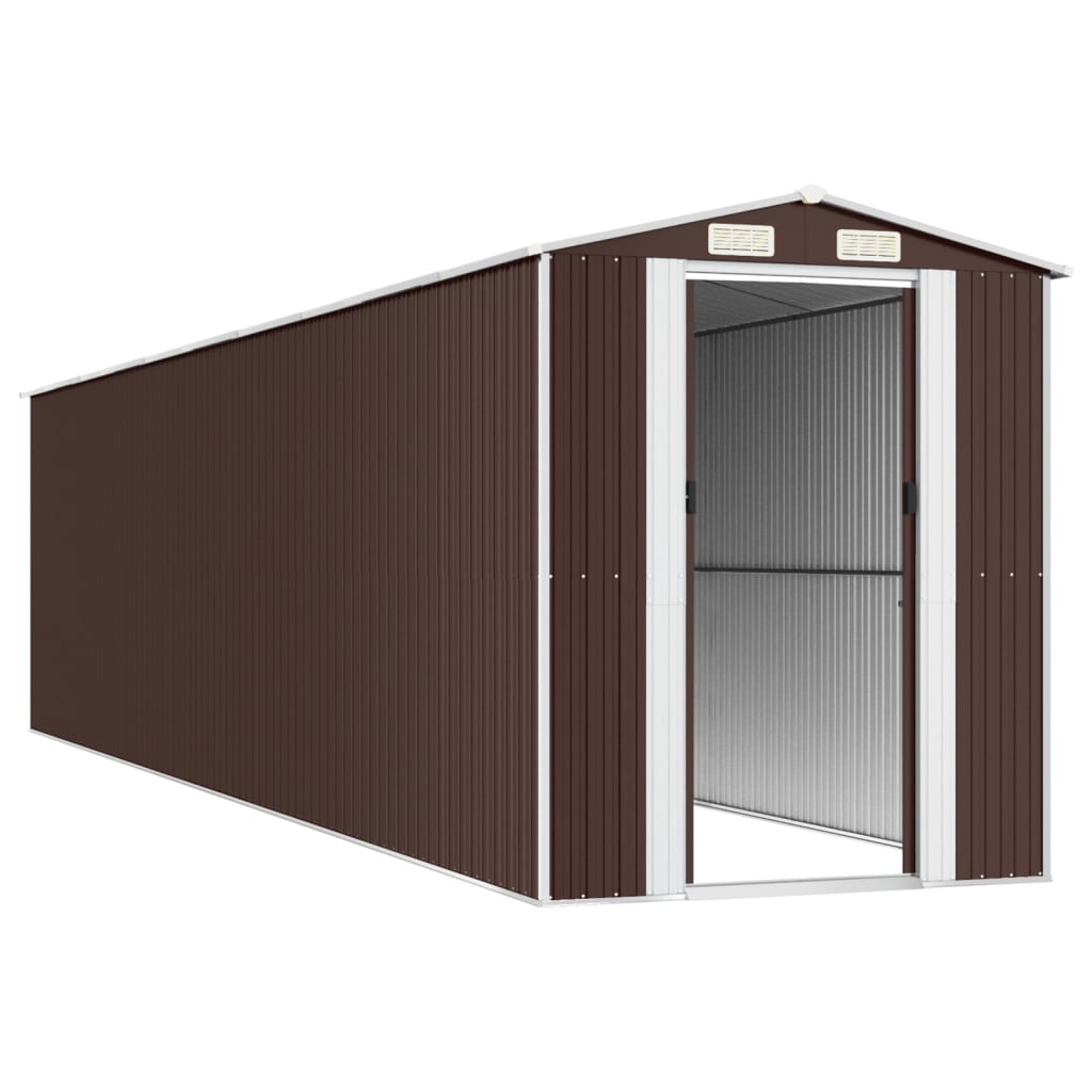 Abri de Jardin XXL modulable 10.21m/1.92m en Acier Galvanisé