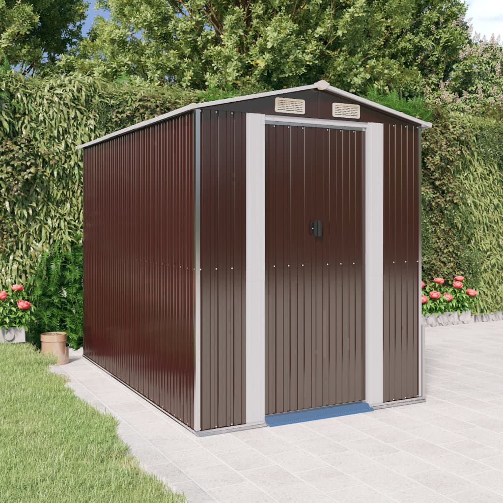 Abri de Jardin XXL modulable 10.21m/1.92m en Acier Galvanisé