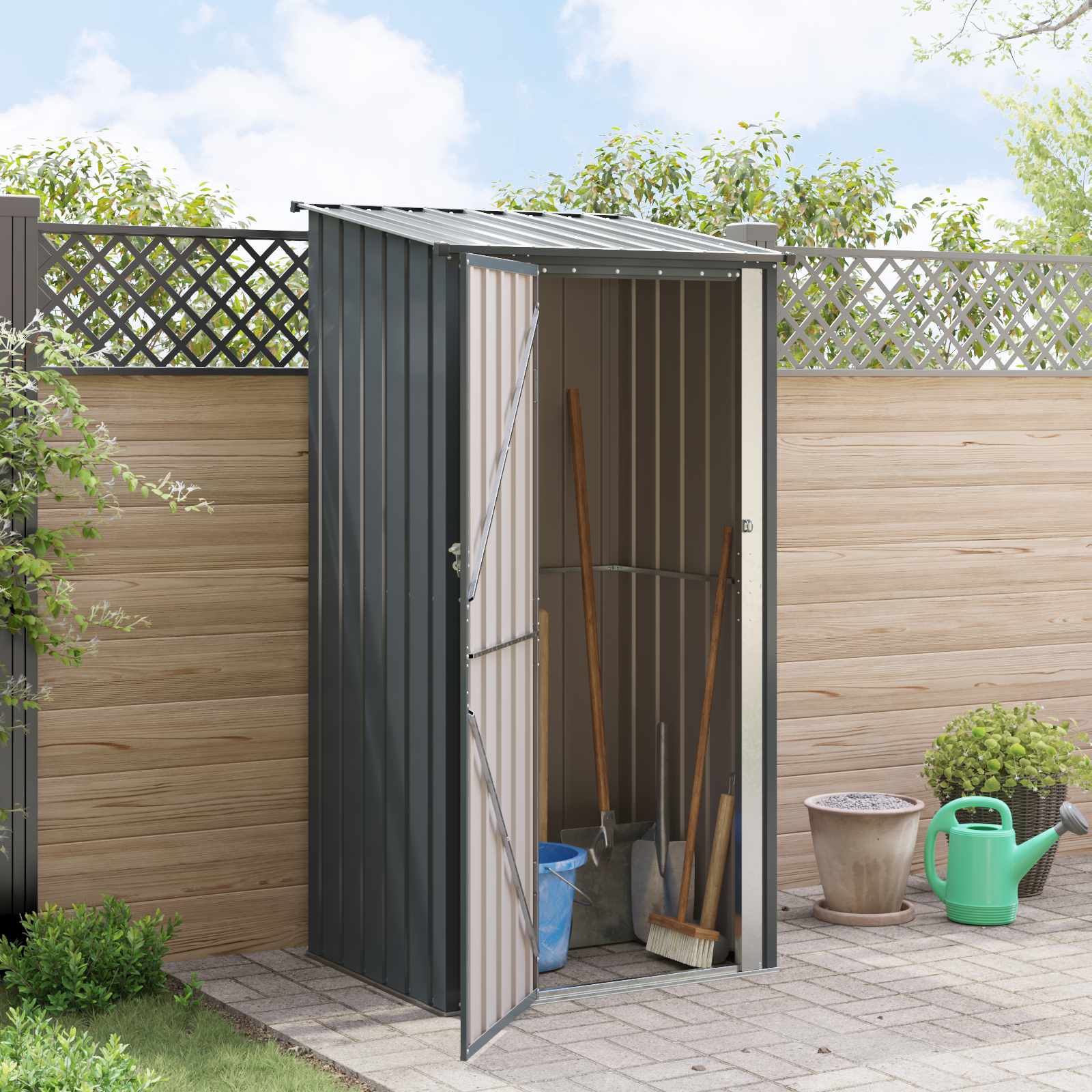 Cabanon de Jardin en Acier galvanisé