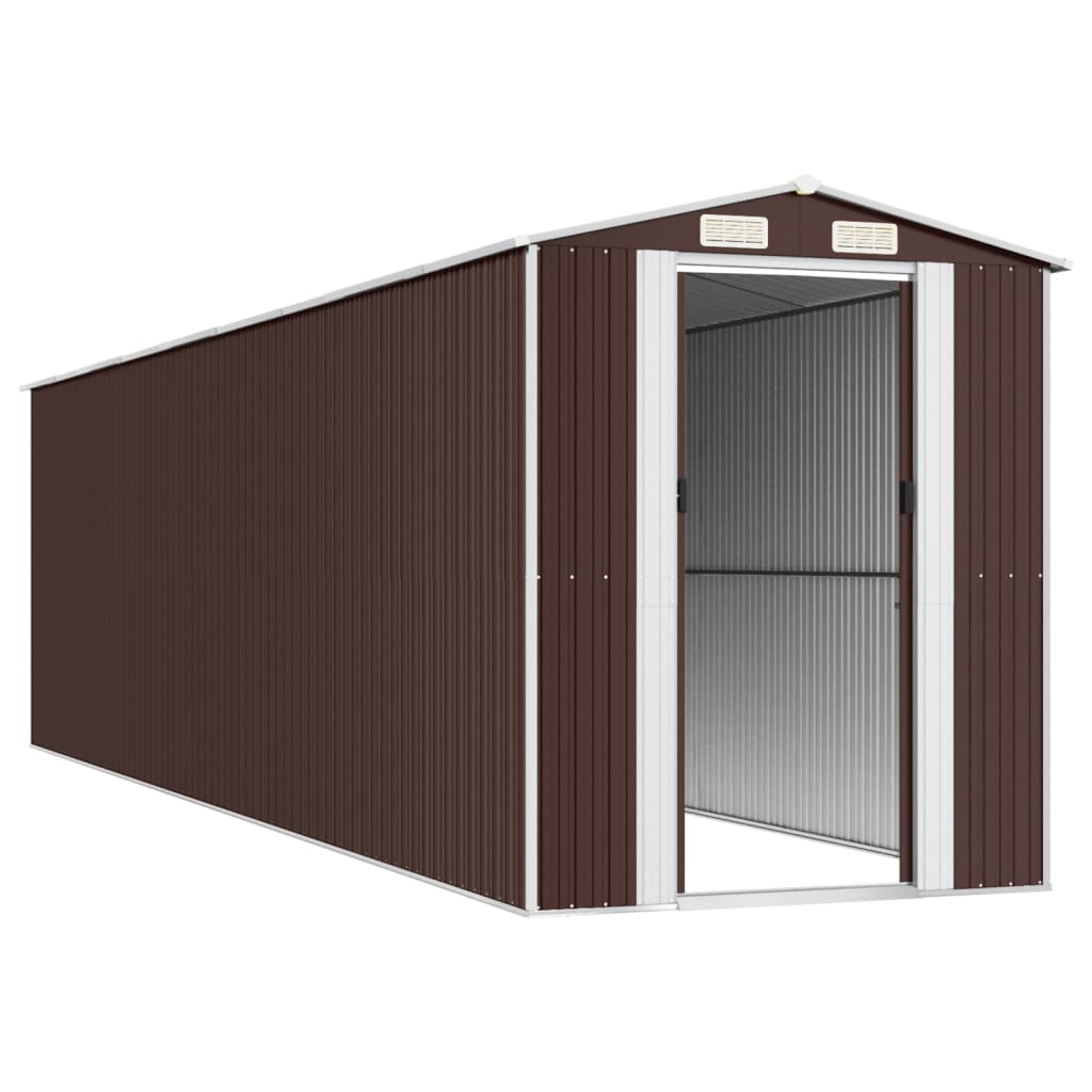 Abri de Jardin XXL modulable 10.21m/1.92m en Acier Galvanisé