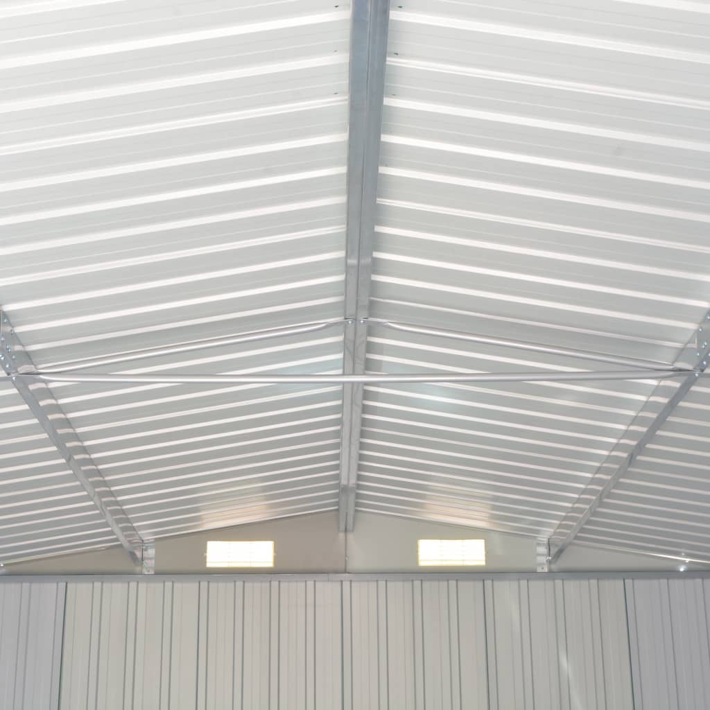 Abri de Jardin XXL en Acier Galvanisé - 2,57m x 9,90m x 1,81m