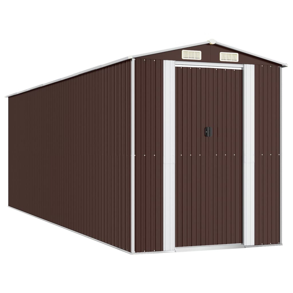 Abri de Jardin XXL modulable 10.21m/1.92m en Acier Galvanisé