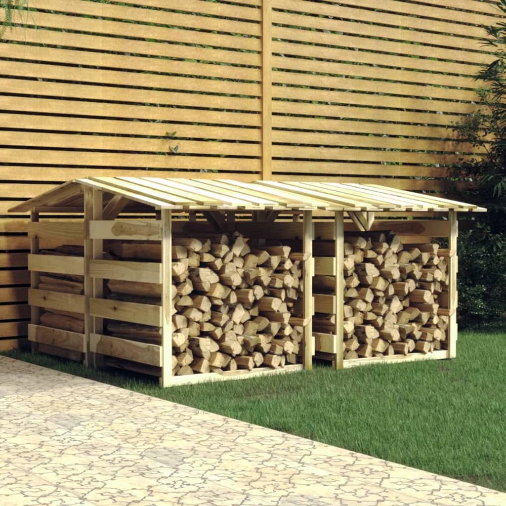 Abri à Bûches modulaire en Bois