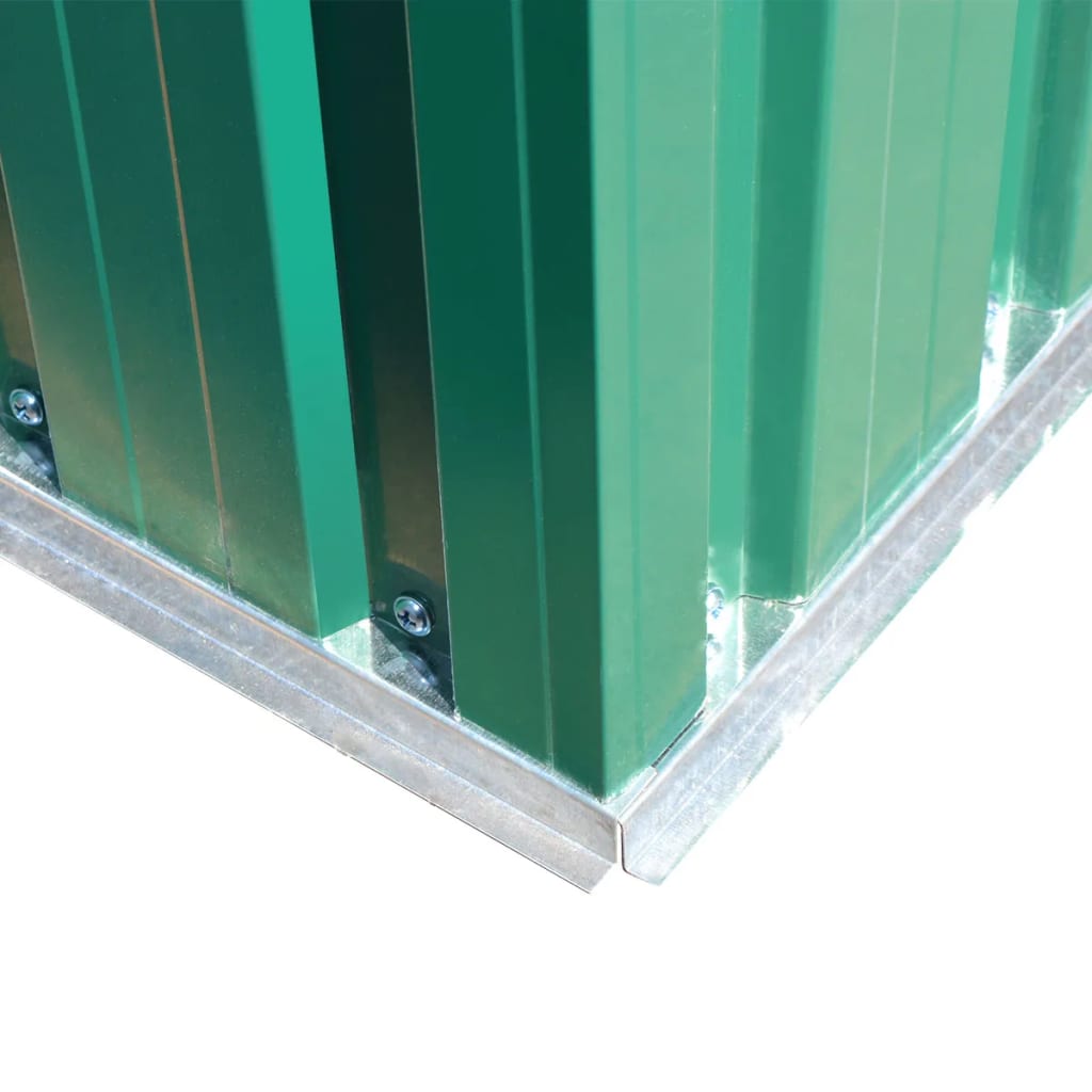 Abri de Jardin en Acier Galvanisé - 2,04m x 1,32m x 1,86m