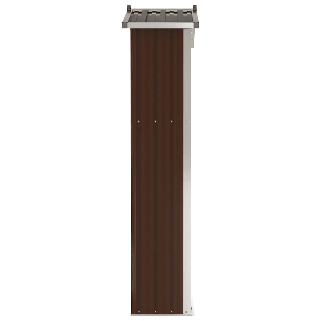 Armoire de Jardin Murale en Acier - 1,16m x 0,45m x 1,75m