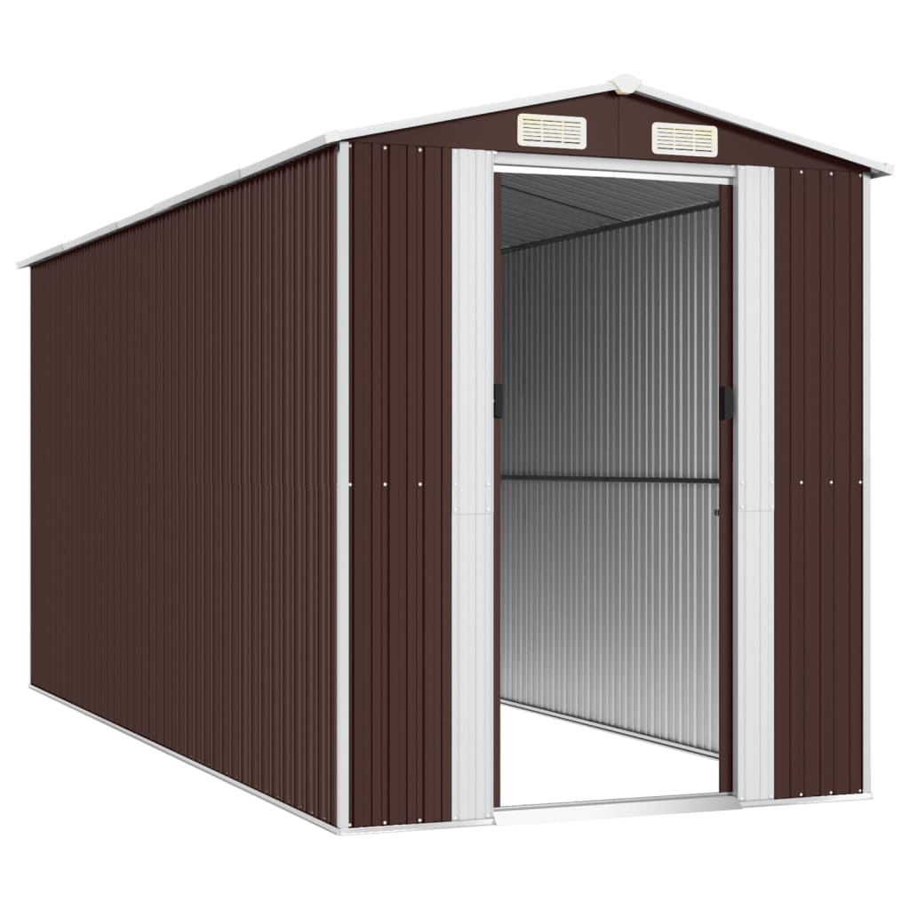 Abri de Jardin XXL modulable 10.21m/1.92m en Acier Galvanisé