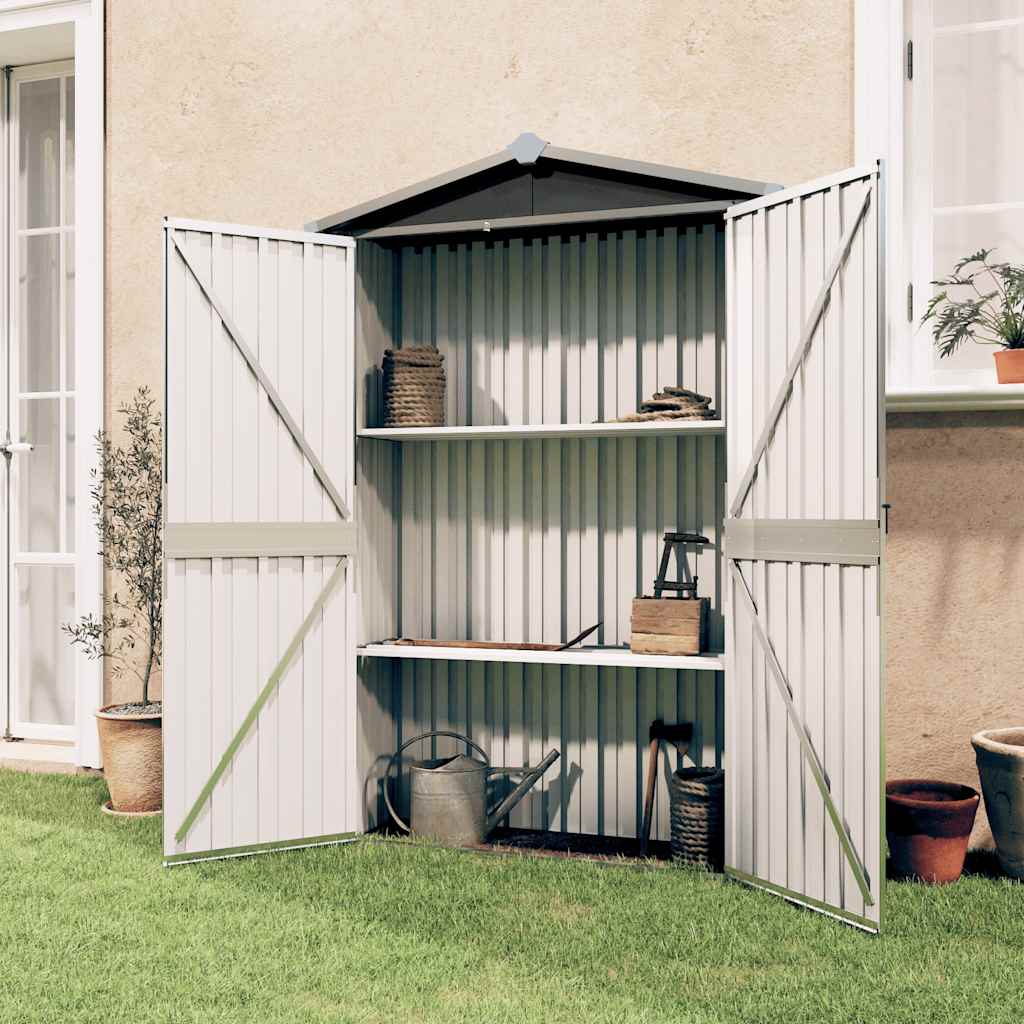 Armoire de Jardin Murale en Acier - 1,16m x 0,45m x 1,75m