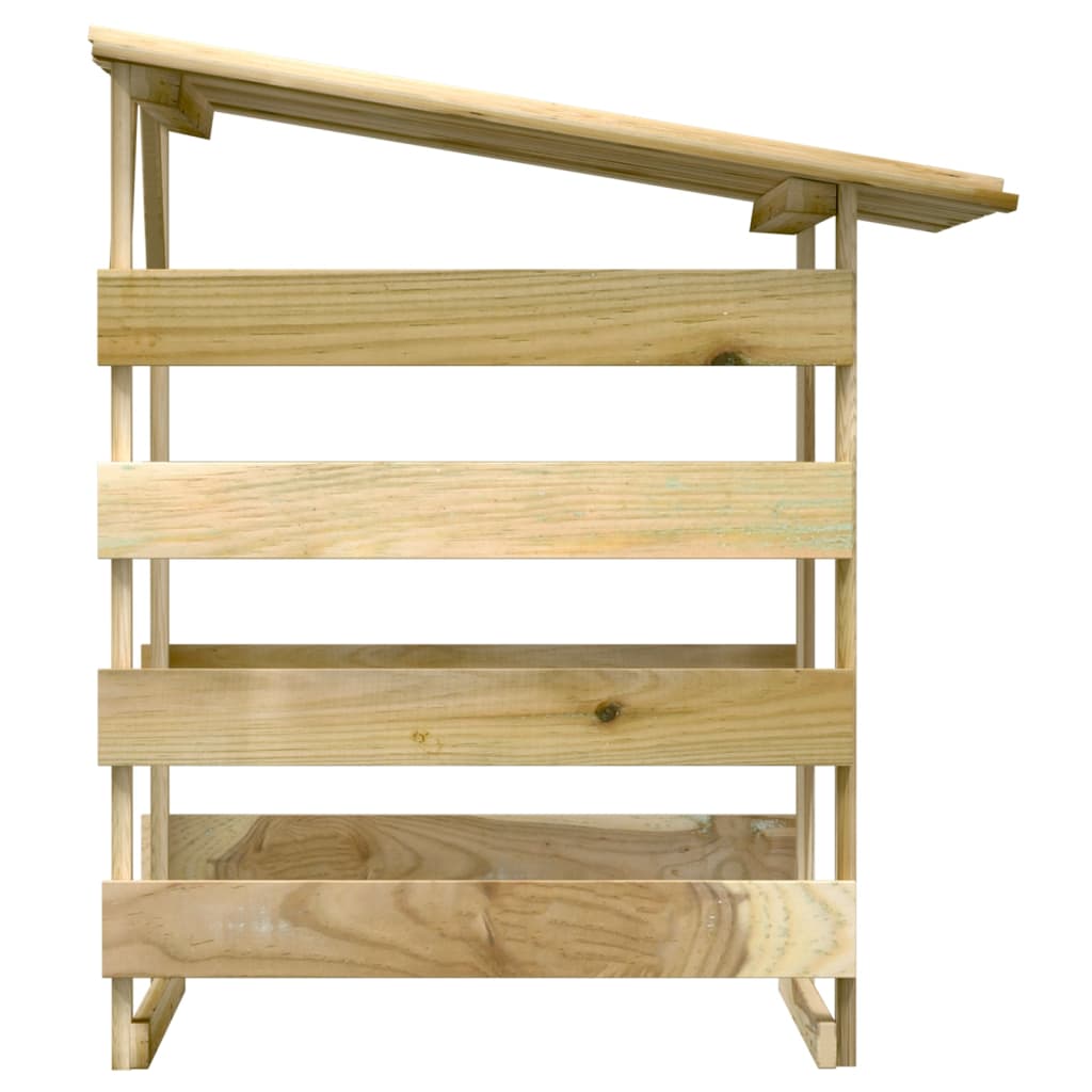 Abri à Bûches modulaire en Bois