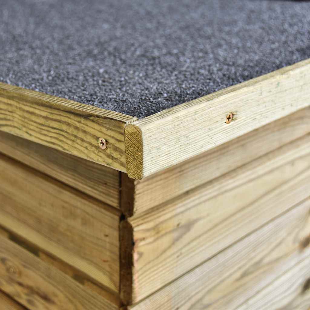 Abri à Vélos en Bois - 2.32m x 1.10m x 1.70m