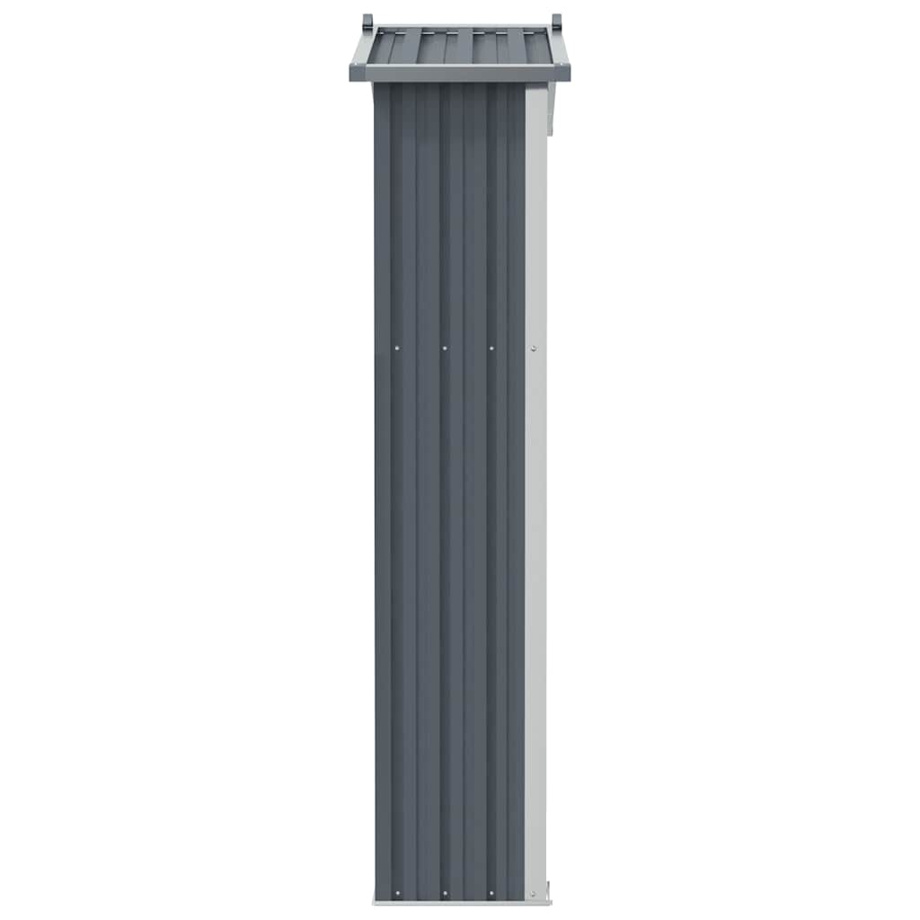 Armoire de Jardin Murale en Acier - 1,16m x 0,45m x 1,75m