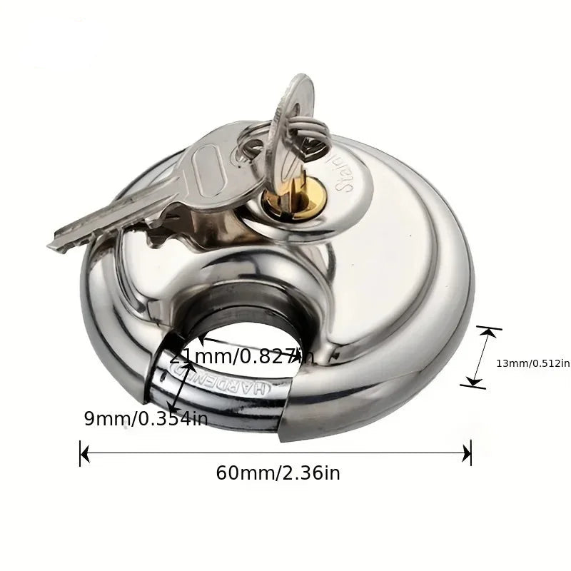 Cadenas à Disque Blindé en Acier Inoxydable