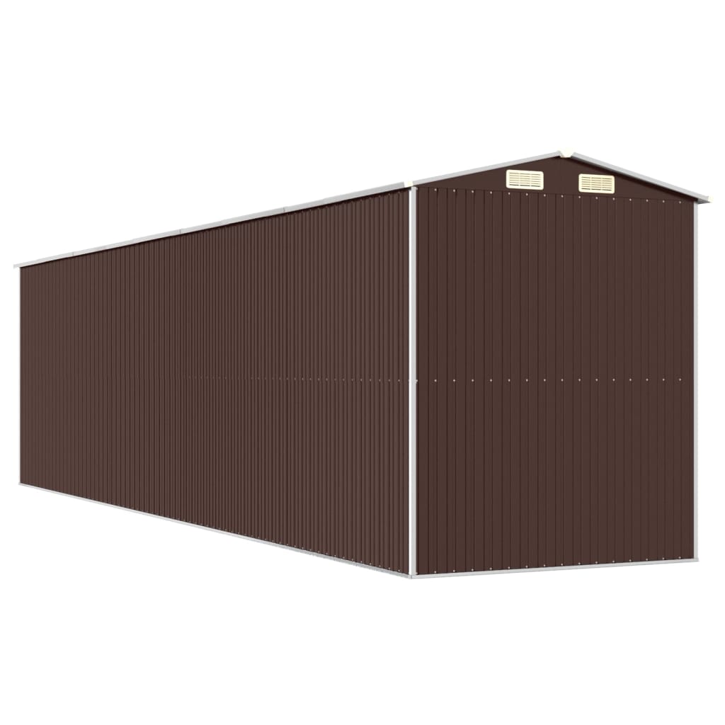 Abri de Jardin XXL modulable 10.21m/1.92m en Acier Galvanisé