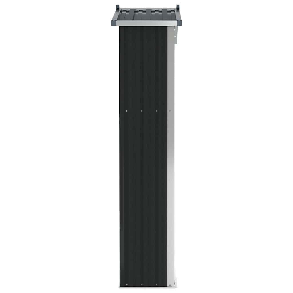Armoire de Jardin Murale en Acier - 1,16m x 0,45m x 1,75m