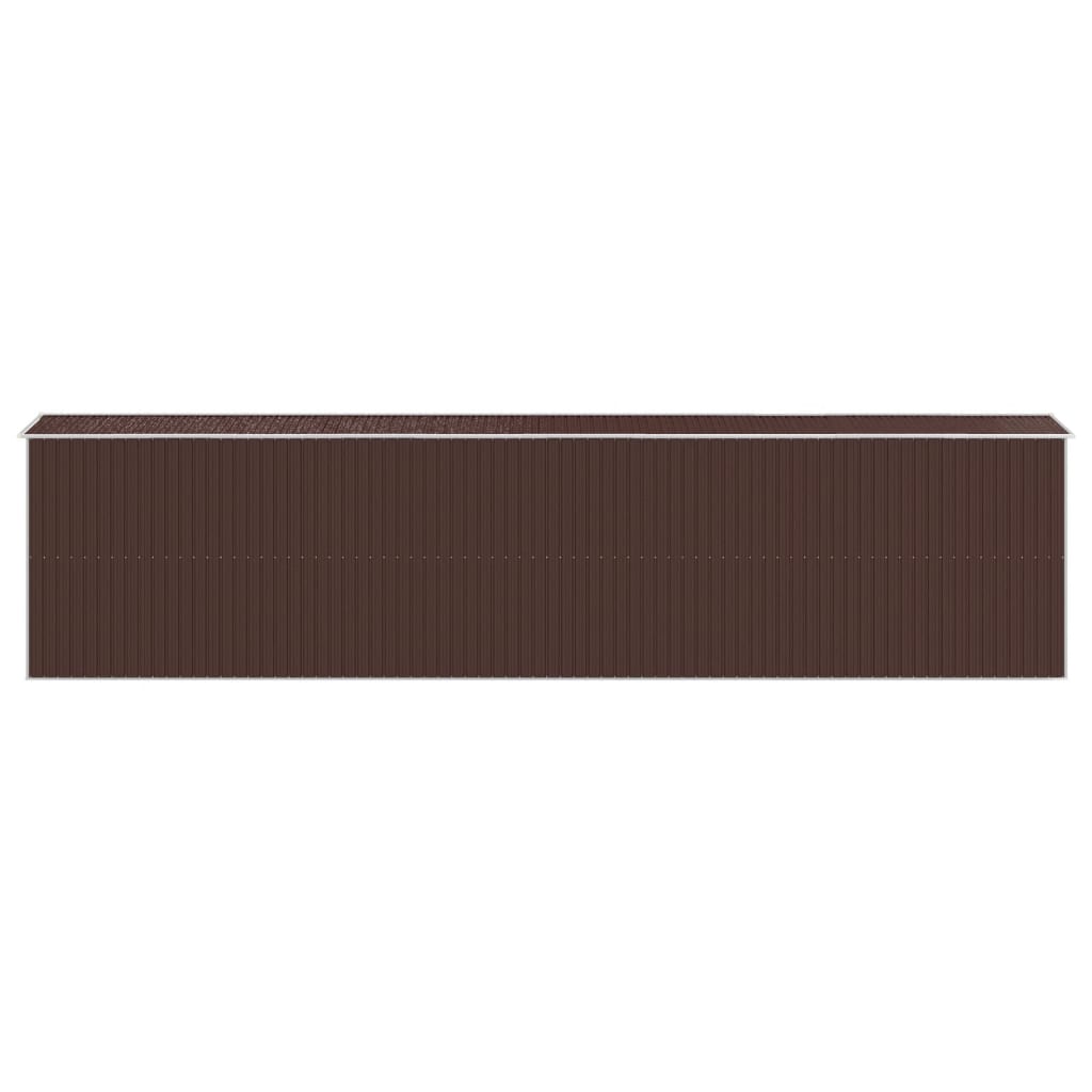 Abri de Jardin XXL modulable 10.21m/1.92m en Acier Galvanisé