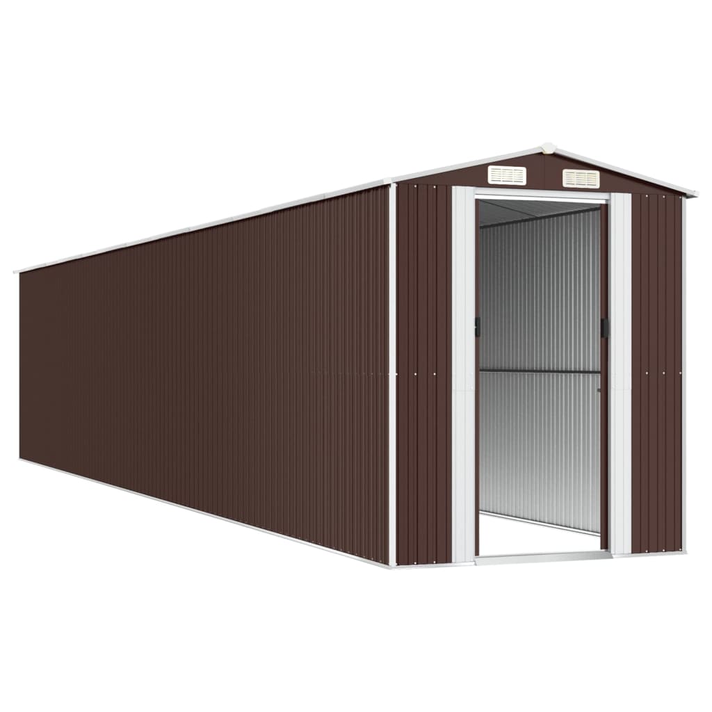 Abri de Jardin XXL modulable 10.21m/1.92m en Acier Galvanisé