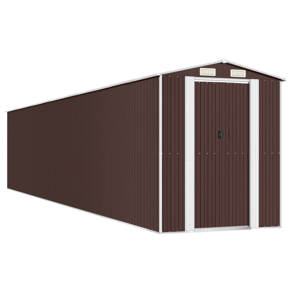 Abri de Jardin XXL modulable 10.21m/1.92m en Acier Galvanisé