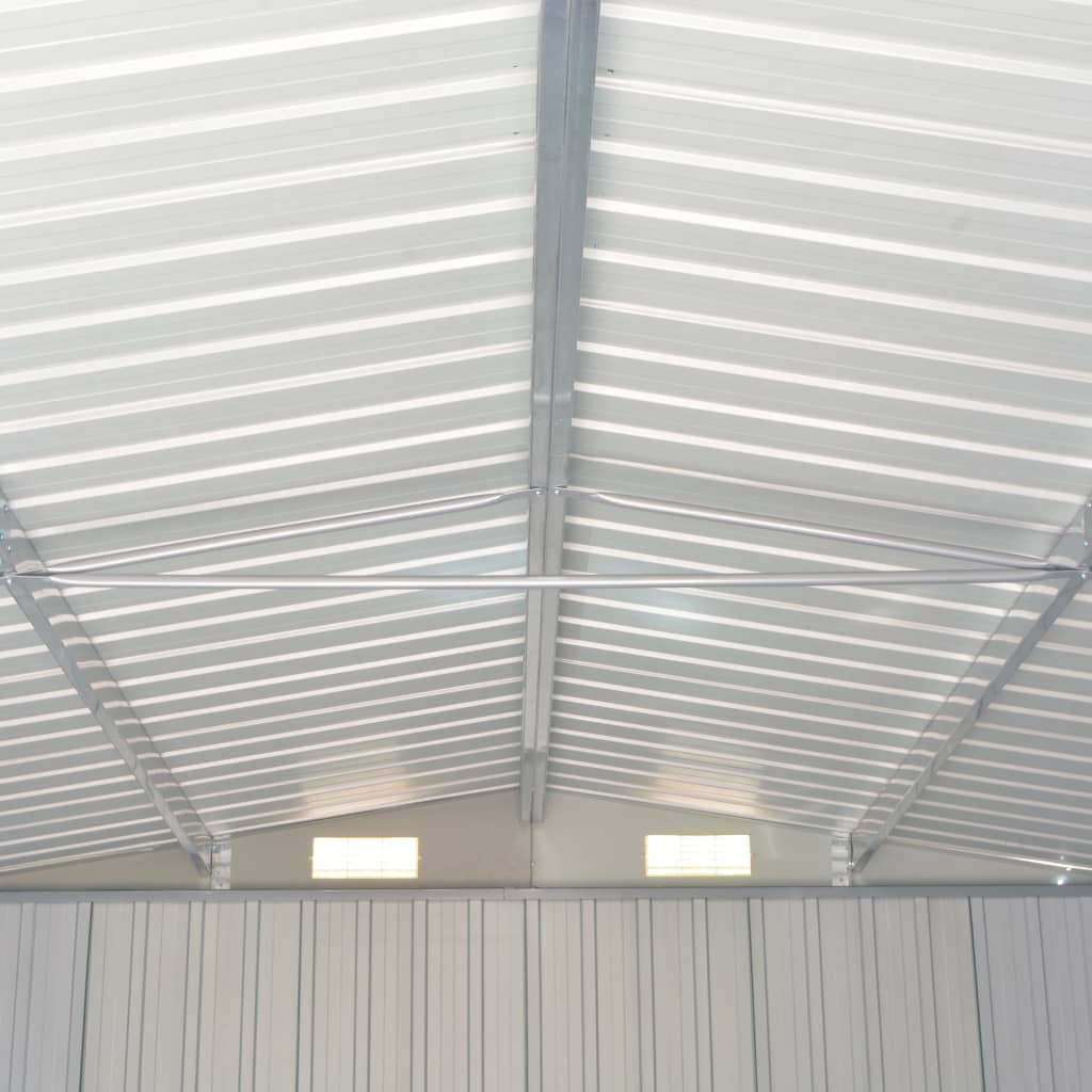 Abri de Jardin XL en Acier Galvanisé - 7,79 m× 2,57 m× 1,81 m