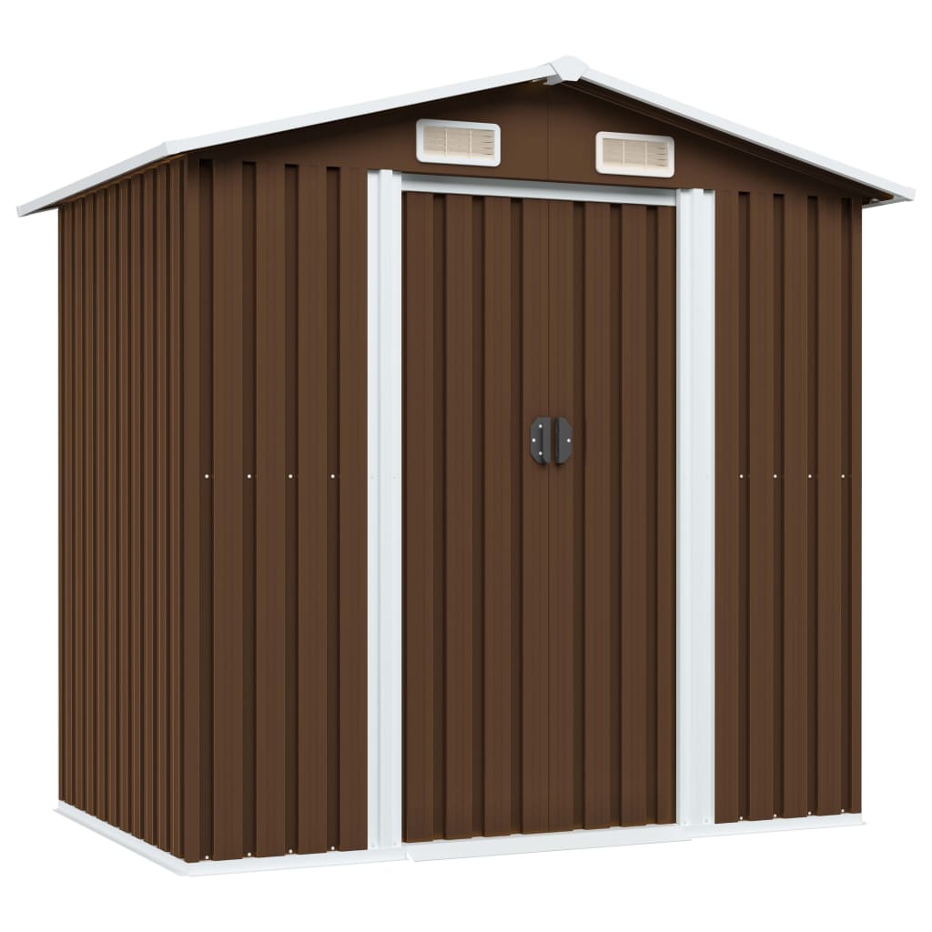Abri de Jardin en Acier Galvanisé - 2,04m x 1,32m x 1,86m