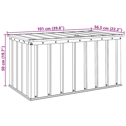 Coffre de Jardin en Acier avec Serrure - 252L / 371L