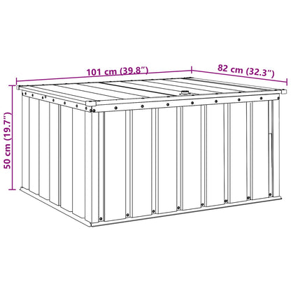 Coffre de Jardin en Acier avec Serrure - 252L / 371L