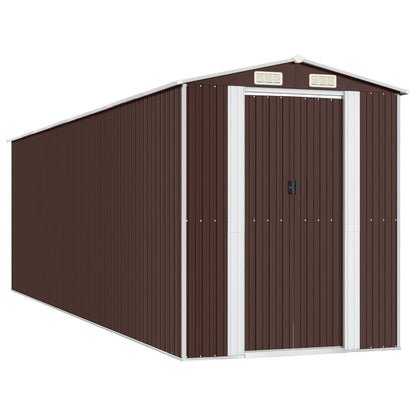Abri de Jardin XXL modulable 10.21m/1.92m  en Acier Galvanisé