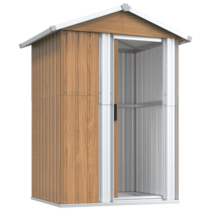 Abri de Jardin Compact en Acier - 1,26m x 0,98m x 1,77m