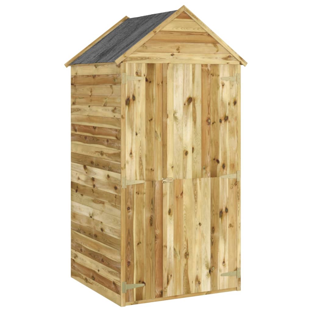 Abri à Outils Vertical en Bois 1.07m x 1.07m x 2.20m