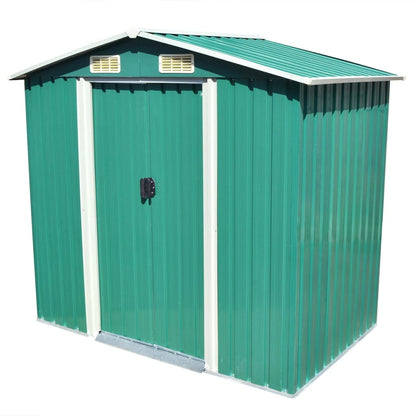 Abri de Jardin en Acier Galvanisé - 2,04m x 1,32m x 1,86m