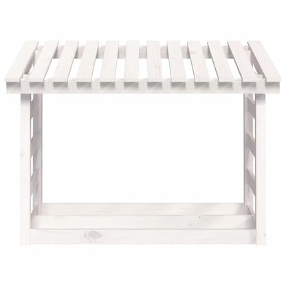 Abri à Bûches en Bois Massif - 1.08m x 0.65m x 1.10m/0.78m