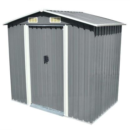Abri de Jardin en Acier Galvanisé - 2,04m x 1,32m x 1,86m