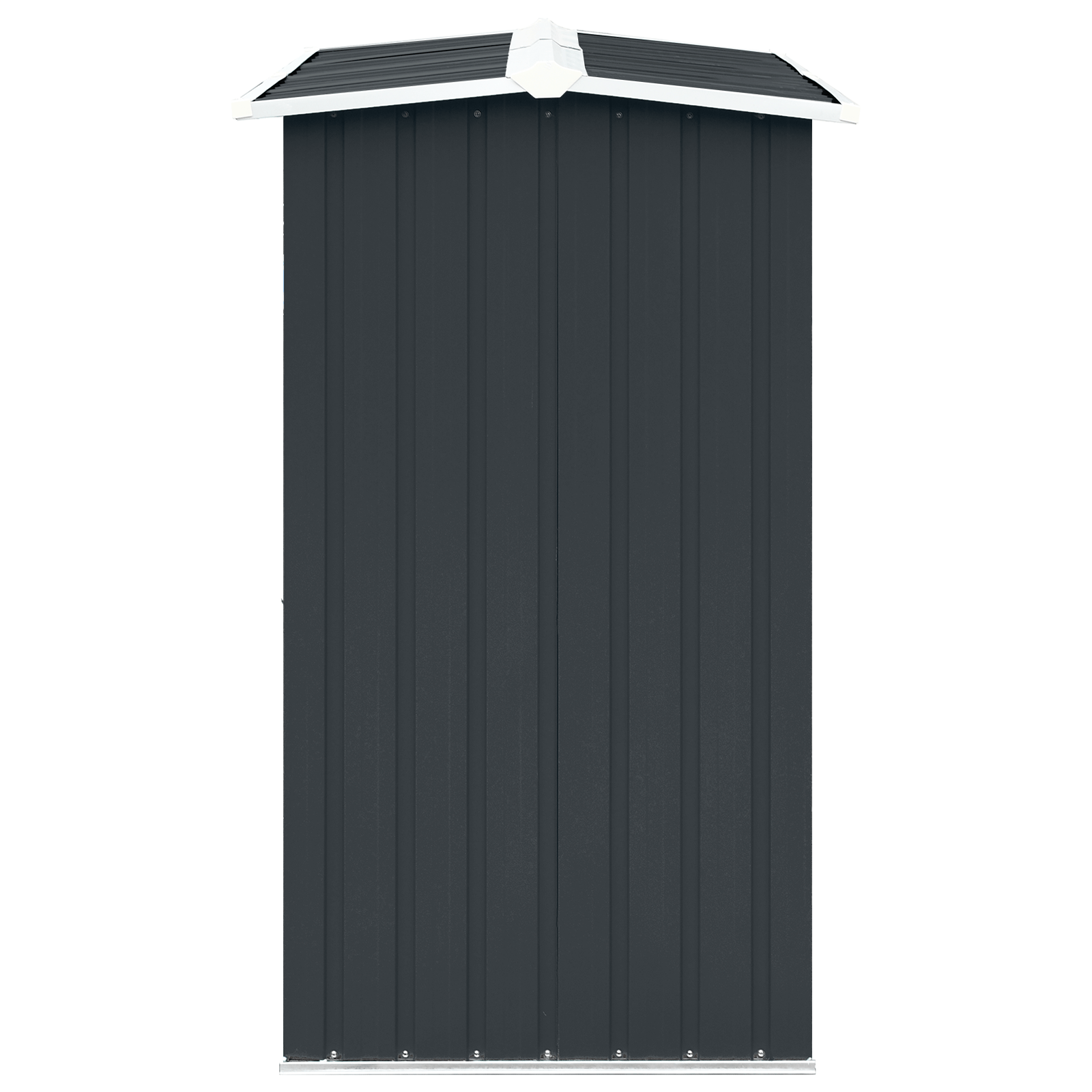 Abri à Bûches en Acier Galvanisé - 1,72m x 0,91m x 1,54m