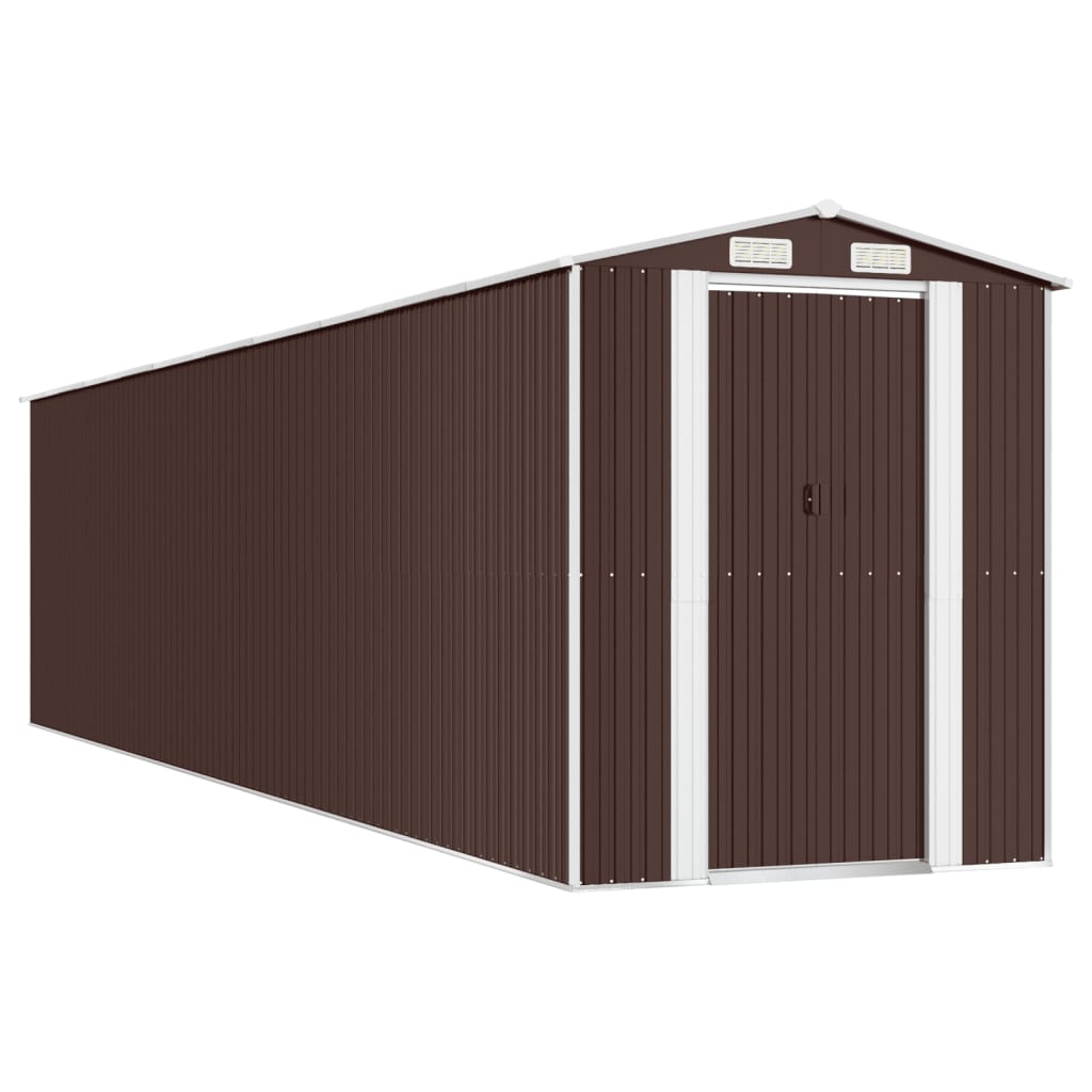 Abri de Jardin XXL modulable 10.21m/1.92m  en Acier Galvanisé