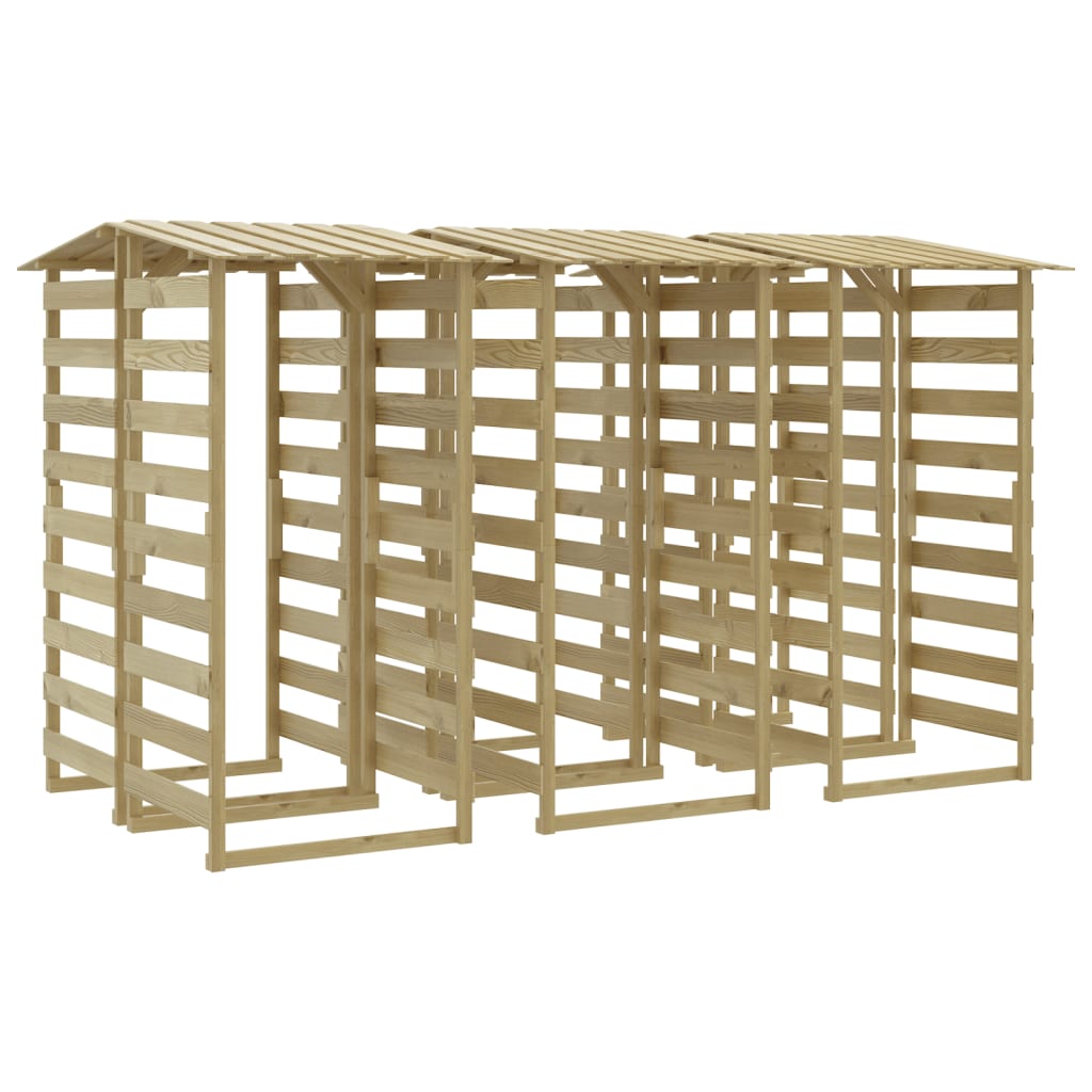 Abri à Bûches modulaire en Bois