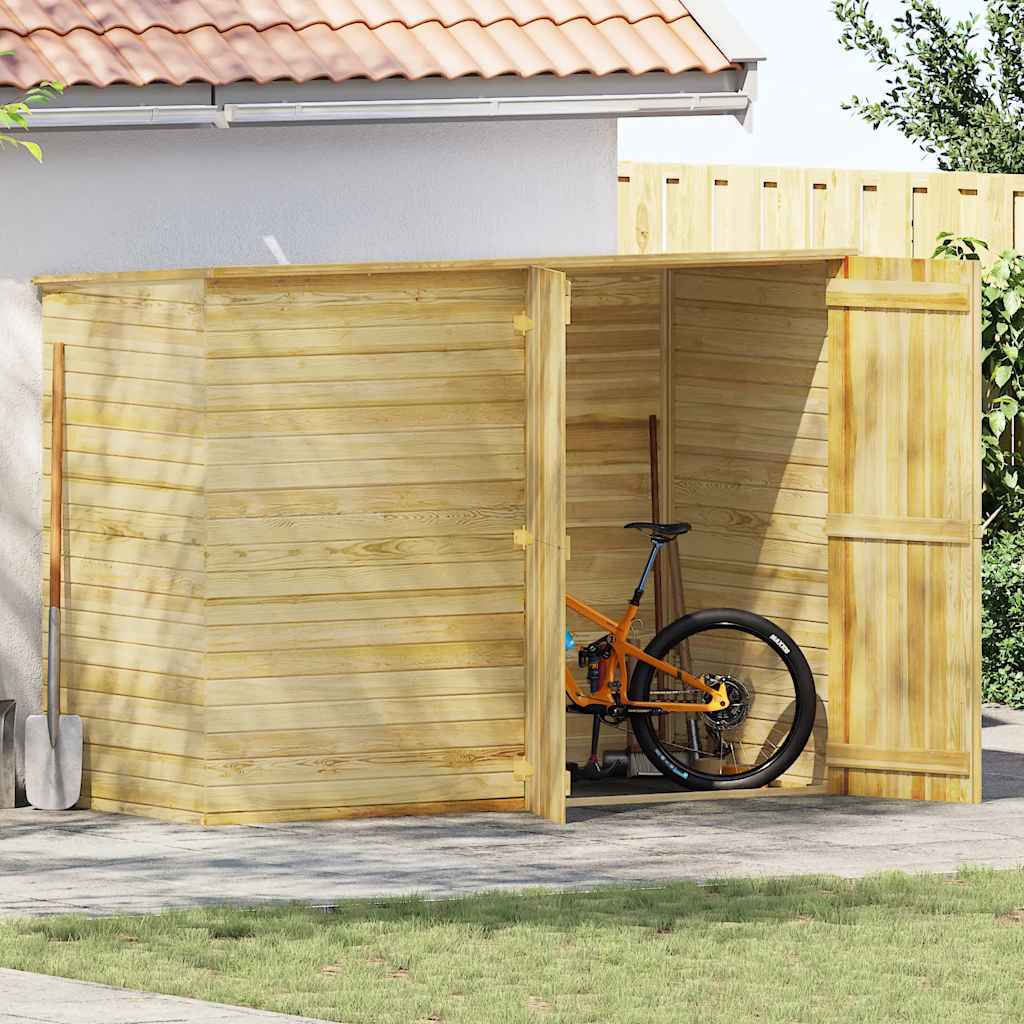 Abri à Vélos en Bois - 2.32m x 1.10m x 1.70m