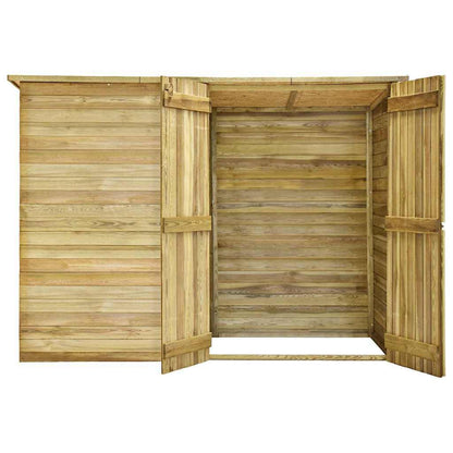 Abri à Vélos en Bois - 2.32m x 1.10m x 1.70m