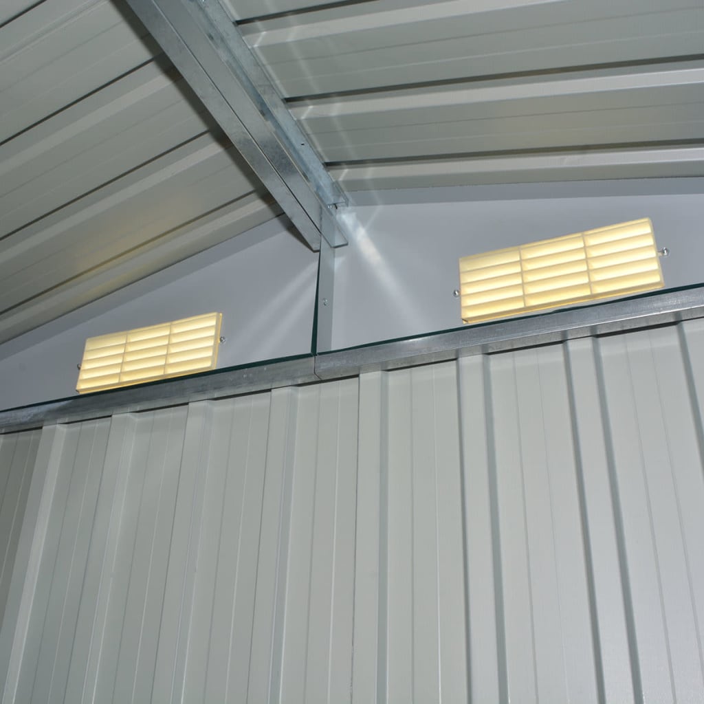 Abri de Jardin en Acier Galvanisé - 2,04m x 1,32m x 1,86m