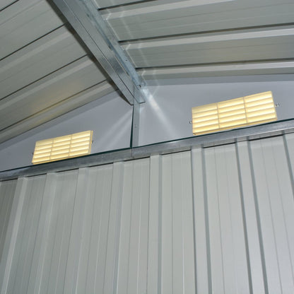 Abri de Jardin en Acier Galvanisé - 2,04m x 1,32m x 1,86m