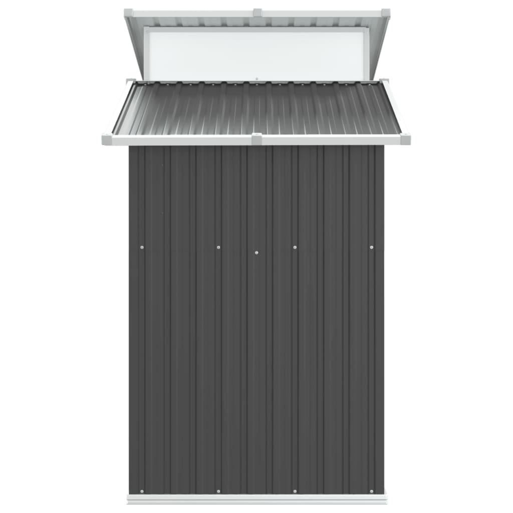 Abri de Jardin 2-en-1 en Acier Galvanisé avec Toit Lumineux - 2,70m x 1,30m x 2,08m