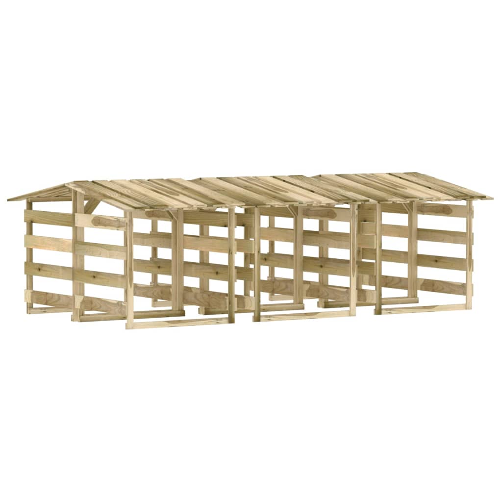 Abri à Bûches modulaire en Bois