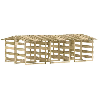 Abri à Bûches modulaire en Bois