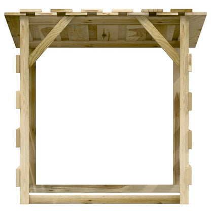 Abri à Bûches modulaire en Bois