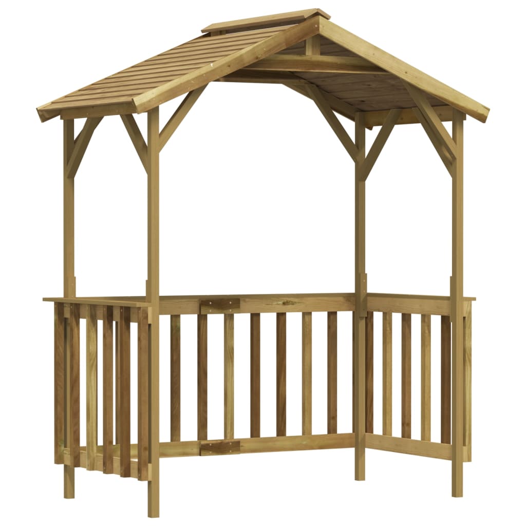 Abri à Barbecue en Bois - 1.63m x 0.93m x 2.10m