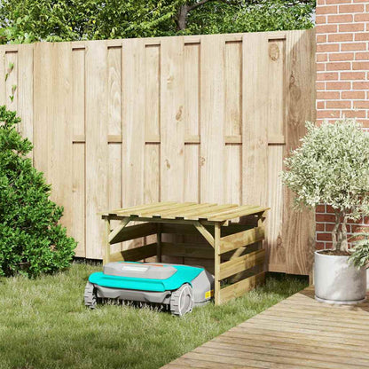 Abri pour Robot Tondeuse en bois - 0.84m x 0.80m x 0.56m